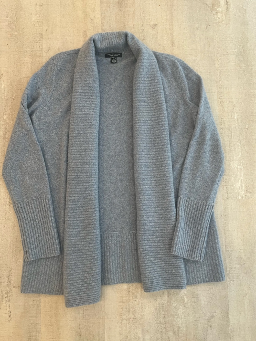 Saks Fifth Avenue Light Blue Cashmere-Blend Sweater